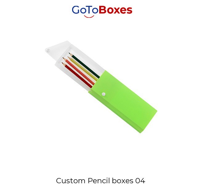 Kraft Custom Pencil Boxes