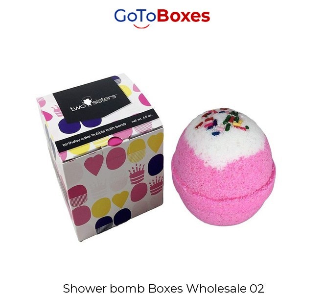 Shower bomb Boxes Wholesale
