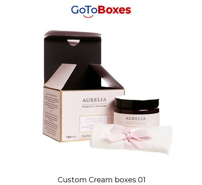 Custom cream boxes