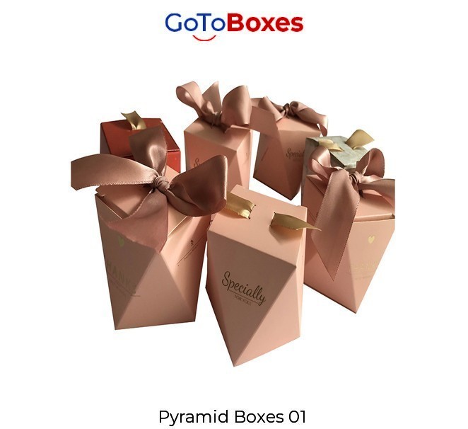 Pyramid gift boxes