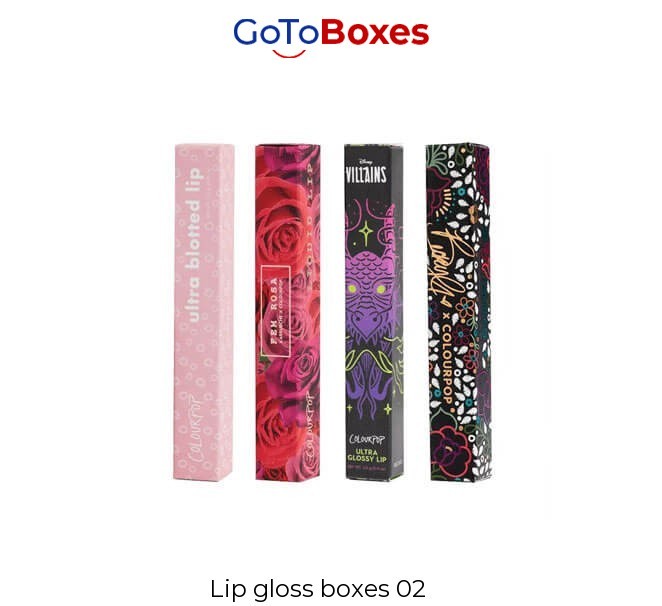 Lip gloss boxes with logo