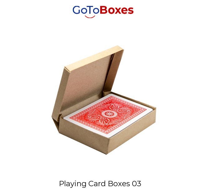 Printed Playing card Boxes