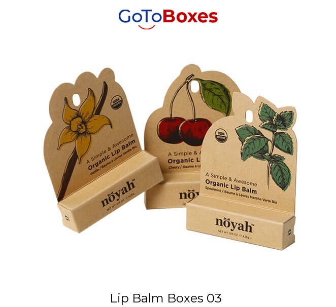 Lip Balm Box Packaging