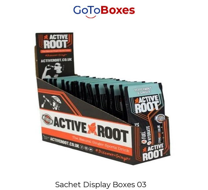Sachet Display Boxes wholesale