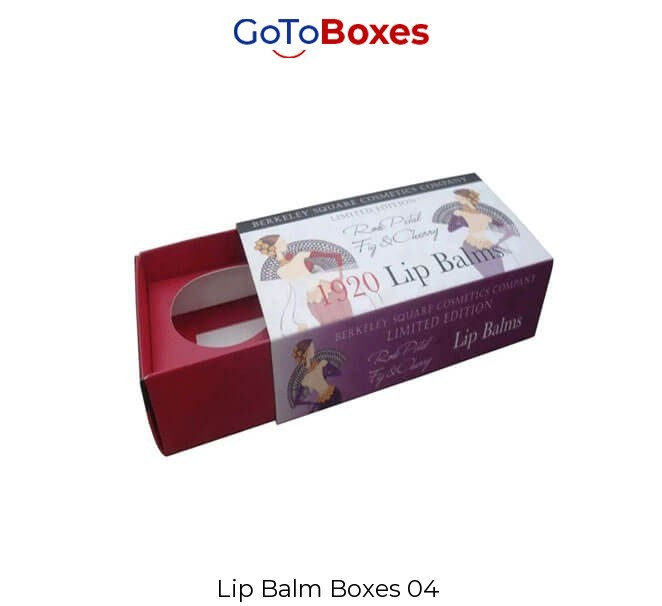 Custom Printed Lip Balm Boxes