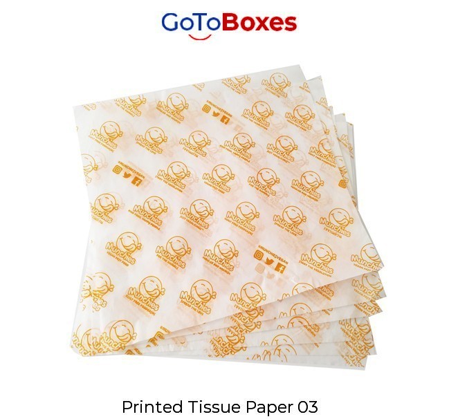 Printed Tissue Paper with one color