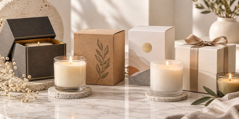 custom candle packaging