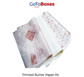 Personalised Printed Butter Paper UK