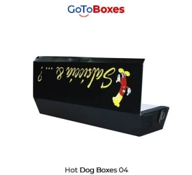 Black Hot Dog Boxes UK