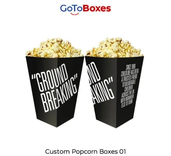 Custom Popcorn Boxes UK