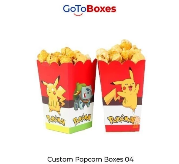 Printed Popcorn Boxes UK