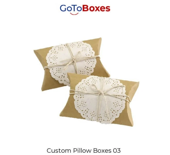 Custom Pillow Boxes Wholesale UK