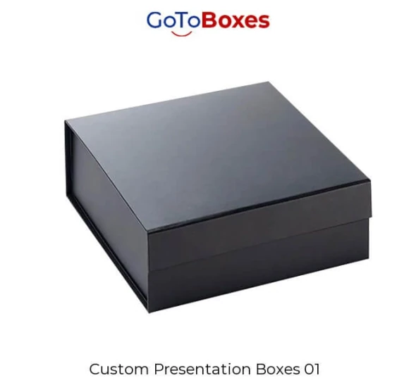 Black Presentation Boxes UK