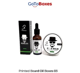 Custom Beard Oil Boxes Custom Beard Oil Packaging UK