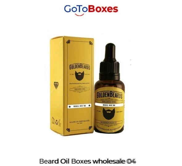 Printed Beard Oil Boxes UK