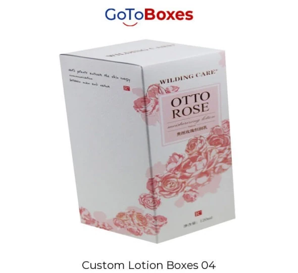 White Lotion boxes UK