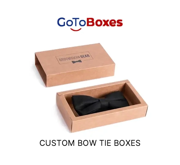 Custom Bow Tie Boxes with Logo UK
