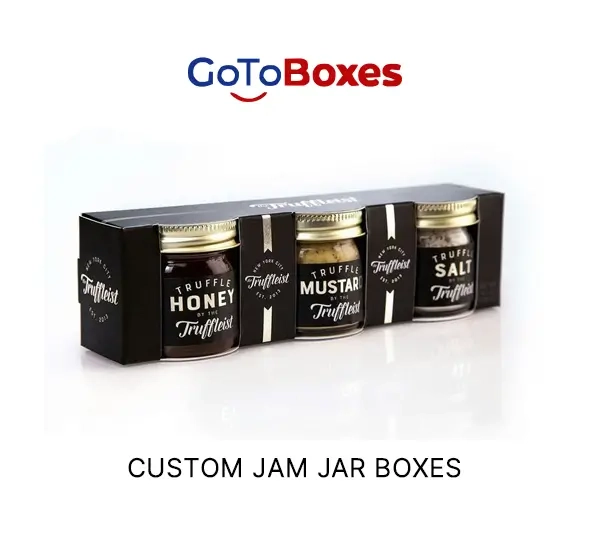 Black Jam Jar Boxes UK