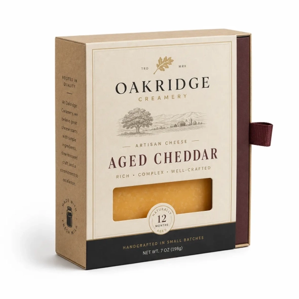 printed cheese boxes with window