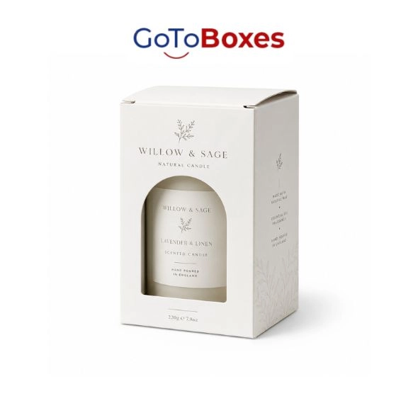 White Candle Boxes