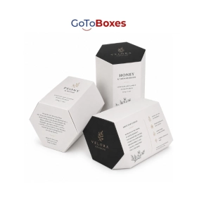 Hexagon Candle Boxes UK Hexagon Candle Boxes with Logo
