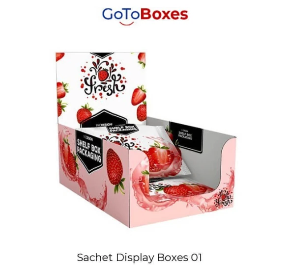 Custom Sachet Display Boxes UK