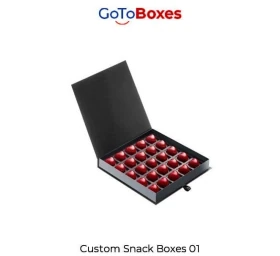 Custom Snack Boxes Black Snack Boxes UK