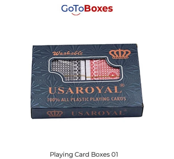 Black Playing Card Boxes UK