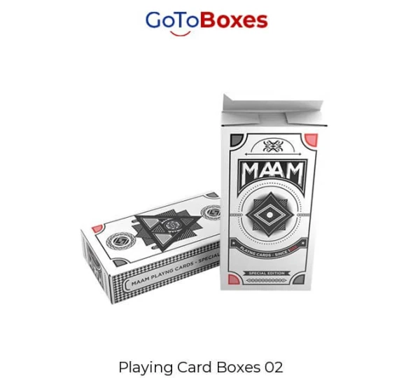 White Playing Card Boxes UK