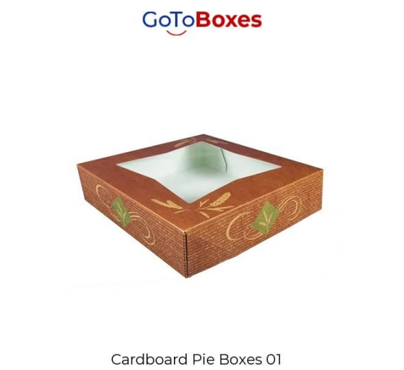 Window Cardboard Pie Boxes UK