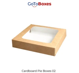 Cardboard Pie Boxes Window Cardboard Pie Packaging UK