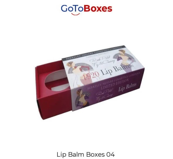 Printed Lip Balm Boxes UK
